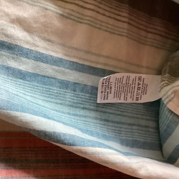 LLBean Men’s Short Sleeve Shirts XXLT Traditional Fit, Lot Of 2, Outdoor Preppy - Picture 9 of 9